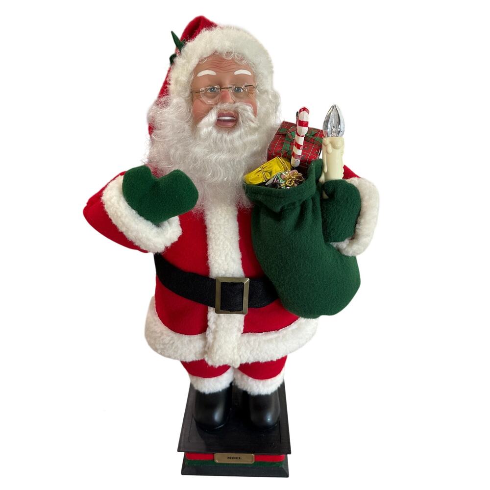 Vintage 1990’s 24”Animated Holiday Santa Figure